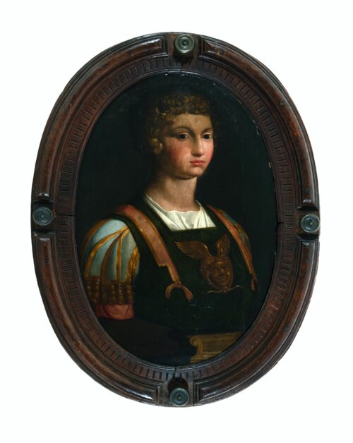 Ritratto di uomo abbigliato alla romana - immagine dell'opera