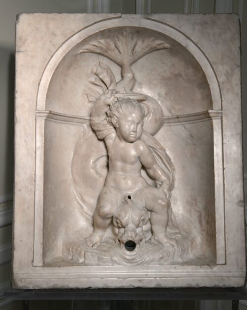 Putto sul delfino - immagine dell'opera