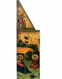 Madonna col Bambino, Natività e Crocifissione (sportelli laterali)